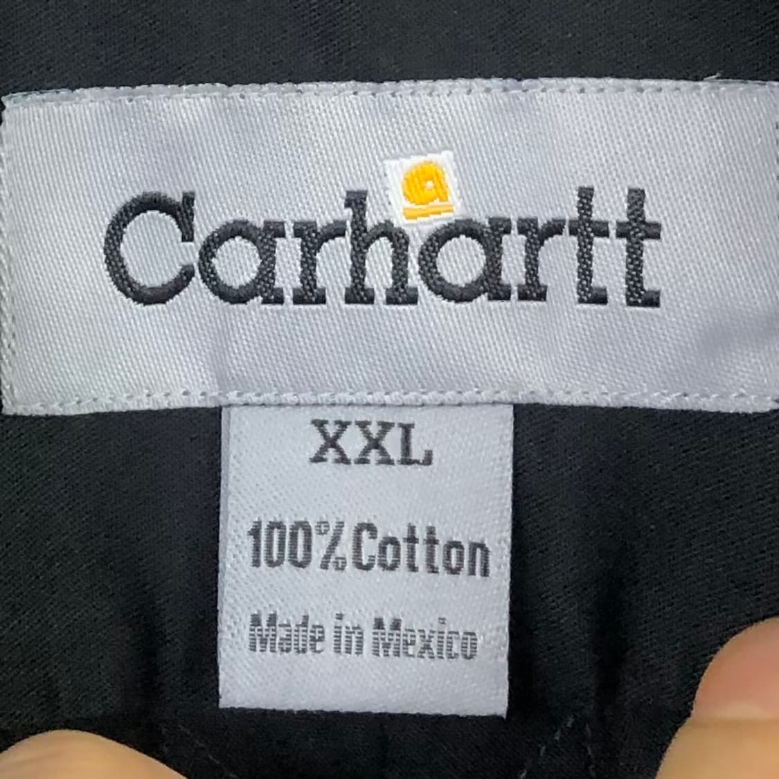 Xxl 칼하트 블랙 워크 셔츠 상품이미지3