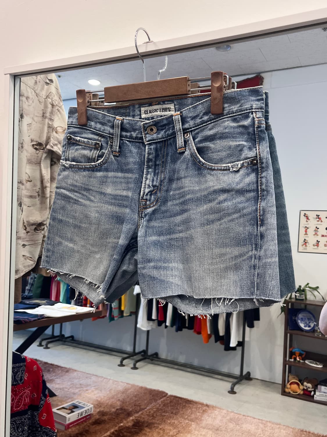 00s Levis 리바이스 502 컷오프 데님 쇼츠 팬츠 (29inch) 상품이미지1