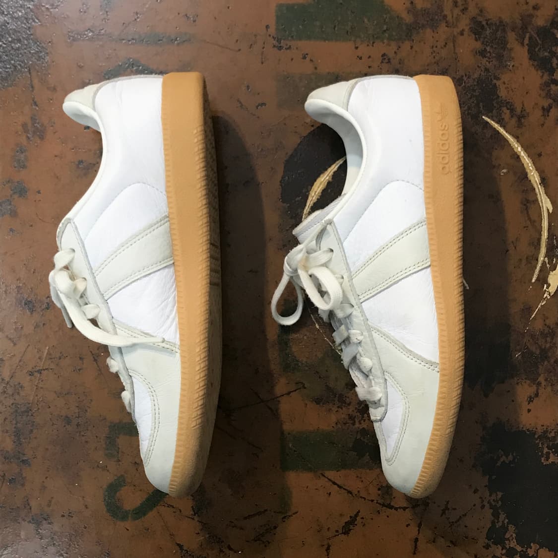 아디다스 아이보리 독일군 스니커즈 240 사이즈 상품이미지3