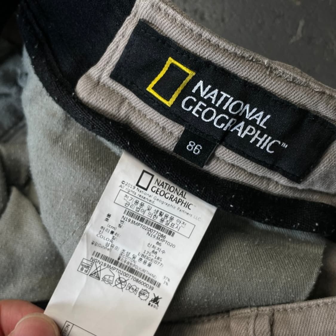 34 네셔널지오그래픽 와펜 카고팬츠  상품이미지3