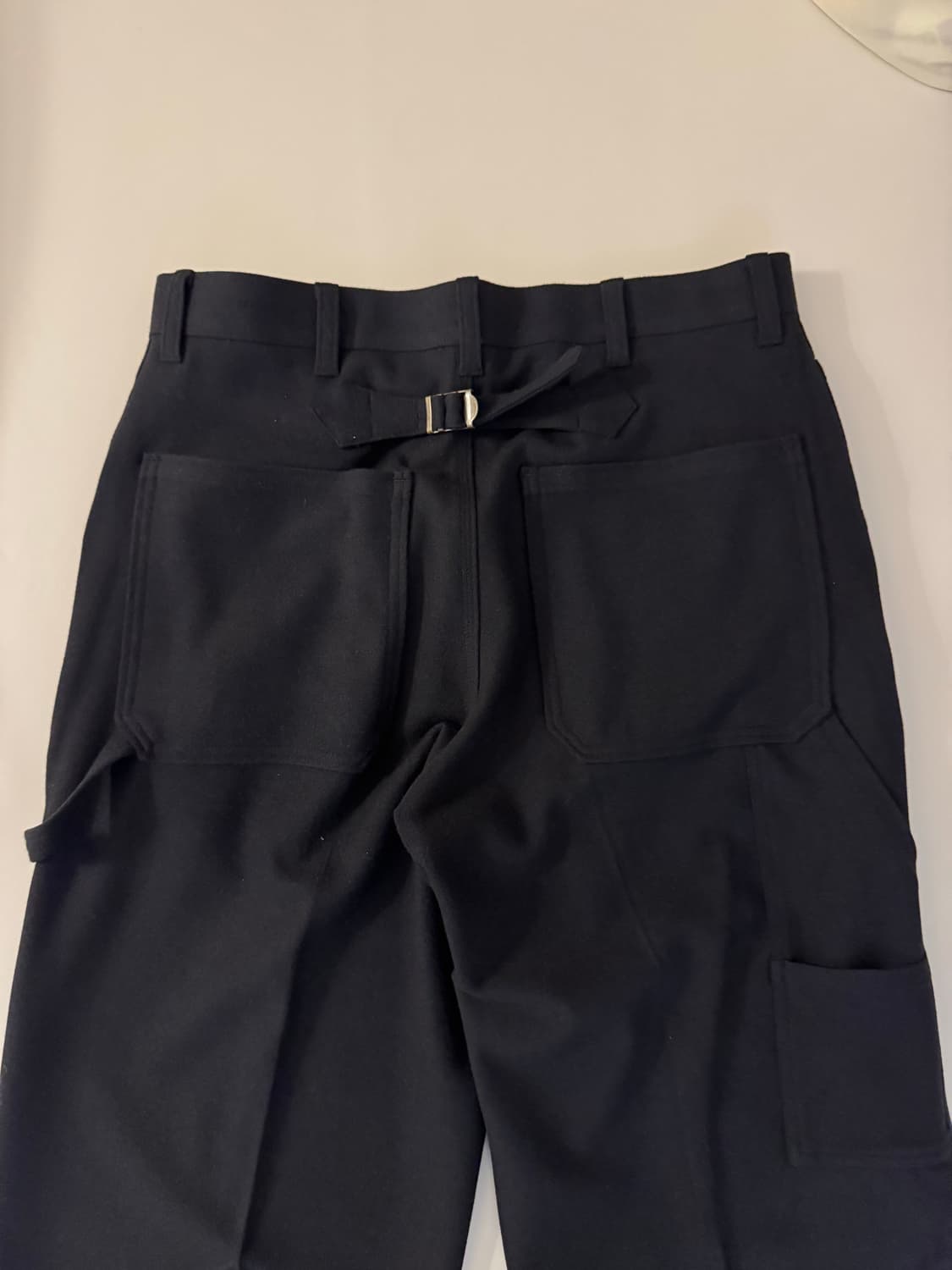 Neat 니트 페이크 플라노 페인터 팬츠 블랙   상품이미지5