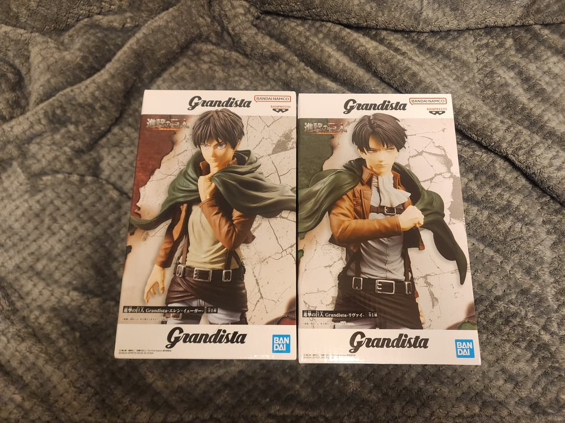 현물) 그란디스타 진격의거인  에렌 + 리바이 상품이미지1