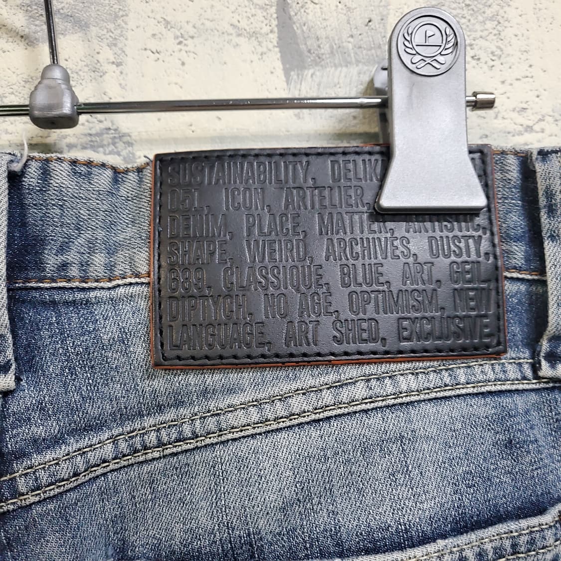 플랙 데님 청바지  상품이미지4