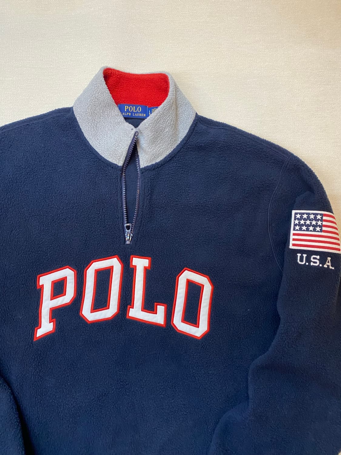 폴로 랄프로렌 니트 하프집 스웨터셔츠 플리스자켓 상품이미지7