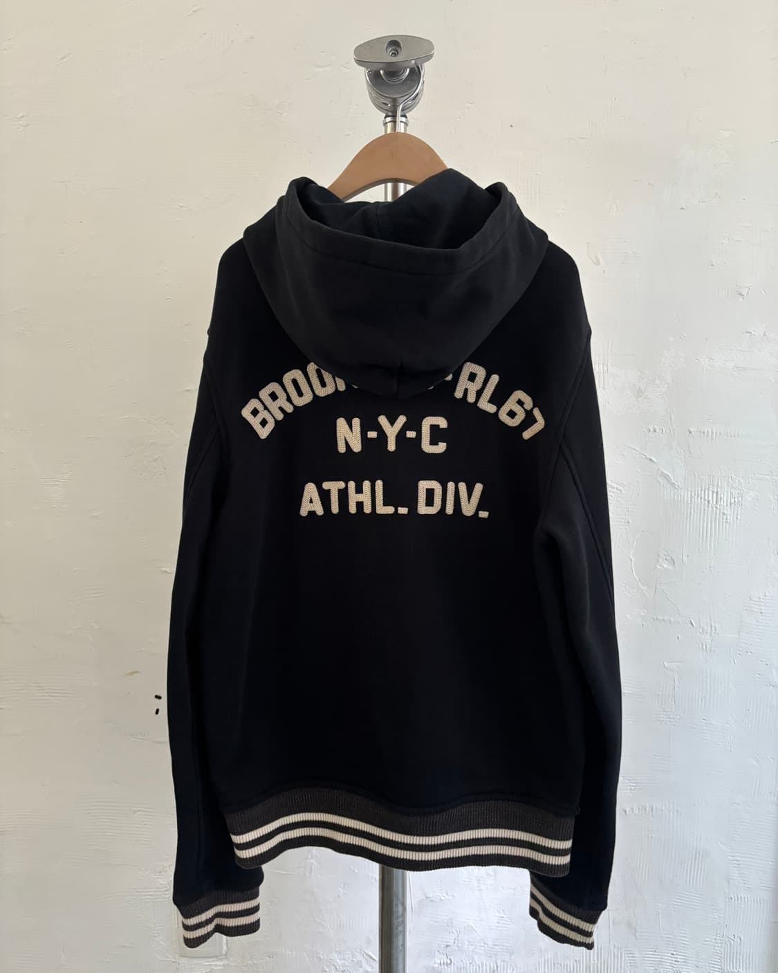 Polo 폴로 랄프로렌 신형 블랙 NY 시티 챔프 스냅 버튼 후드 자켓 상품이미지7