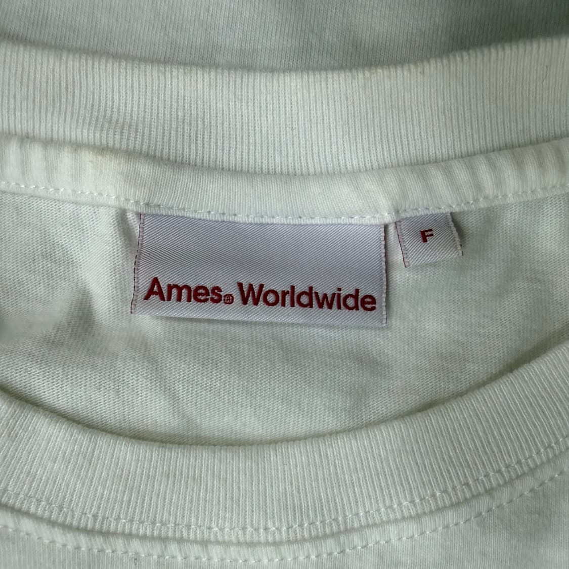 F 아메스 여성 빅로고 반팔 티셔츠 0406T 상품이미지3