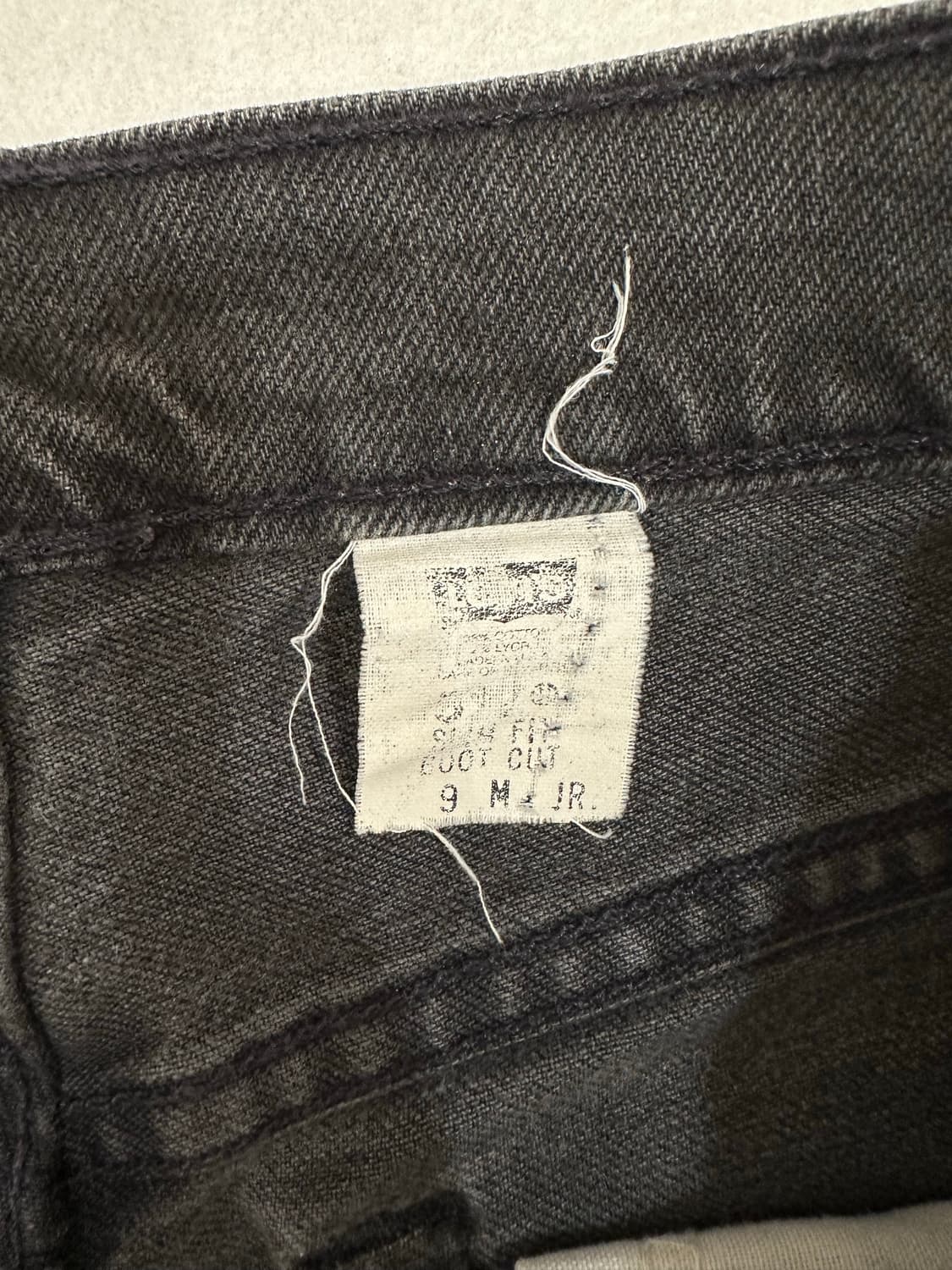 [29-30] 90‘s 빈티지 리바이스 517 흑청 상품이미지4