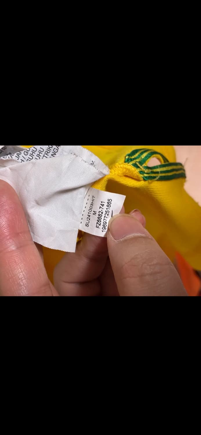 브라질 1998 홈 리이슈 M 상품이미지9