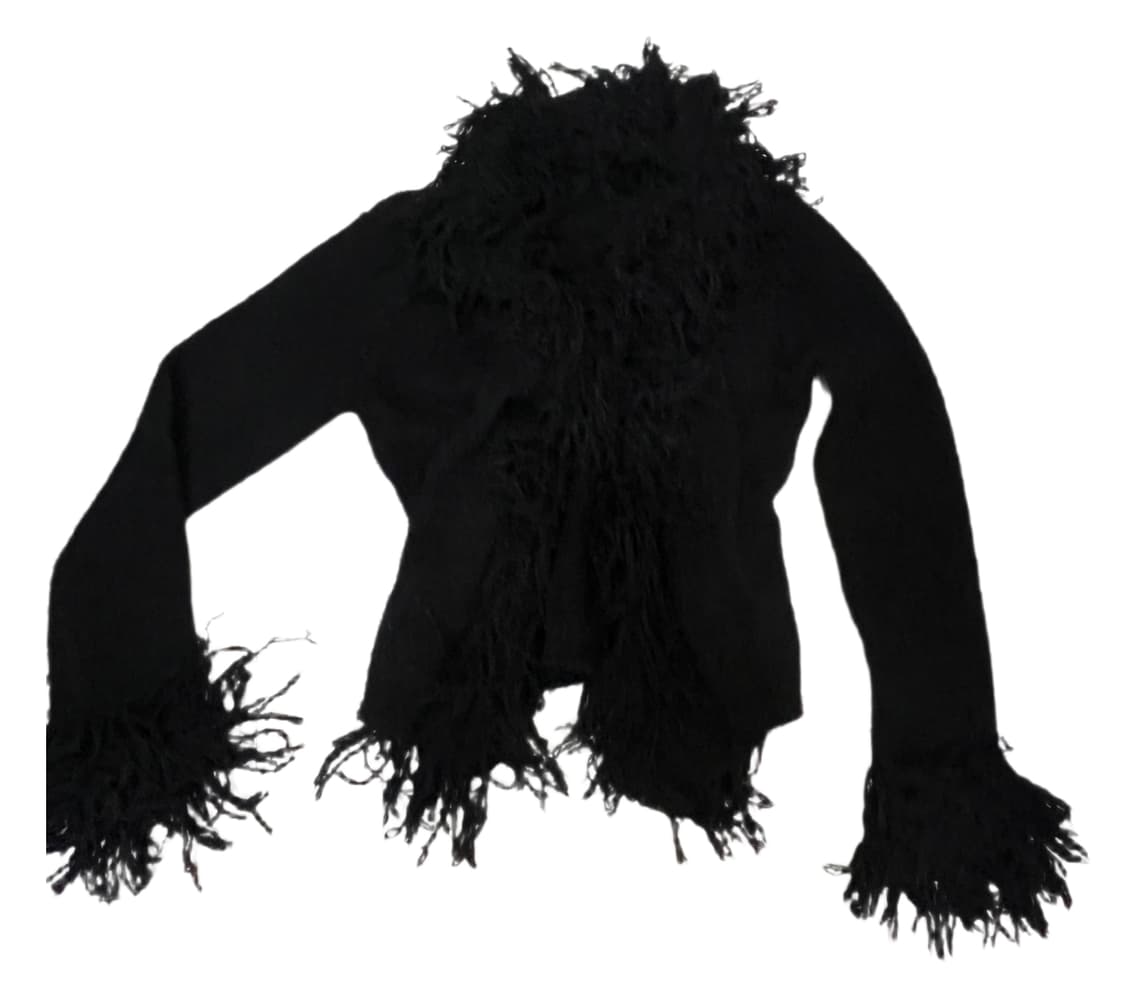 Fringe knitted cardigan 상품이미지1