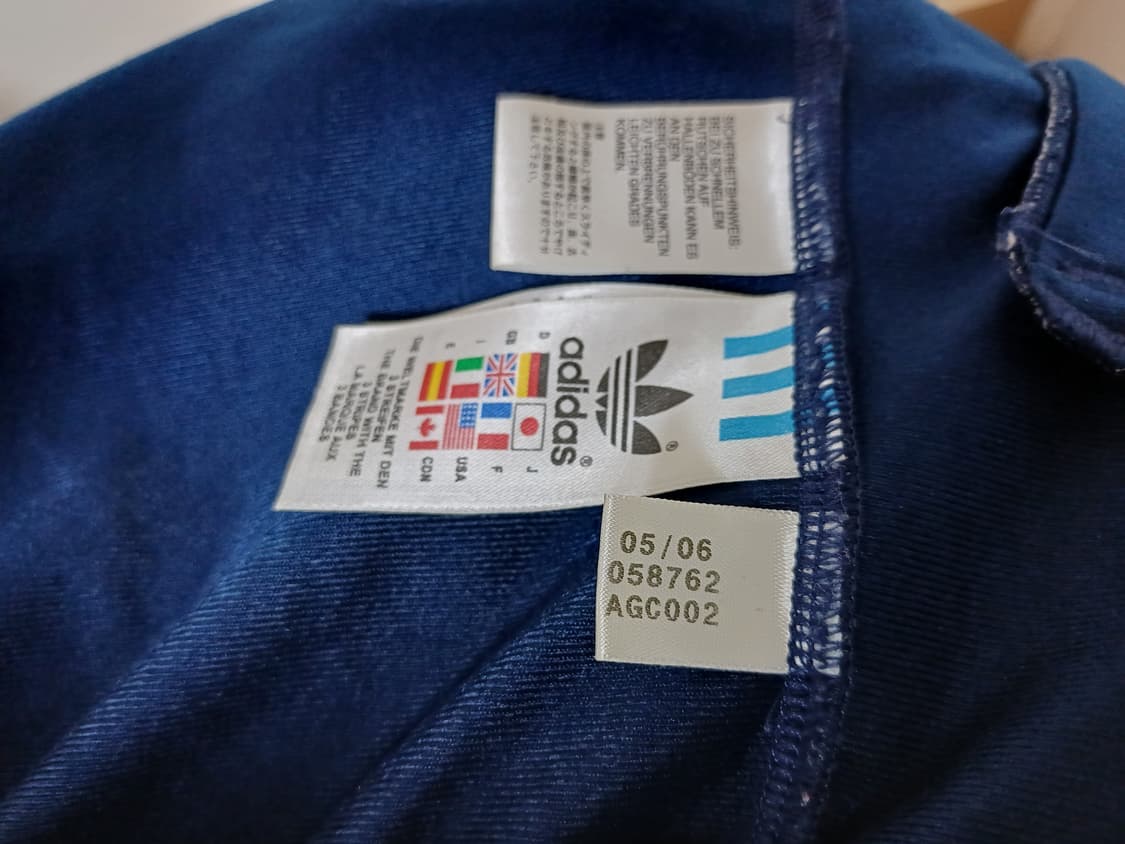 아디다스 파이어버드 트랙탑 져지 네이비 오렌지  상품이미지7