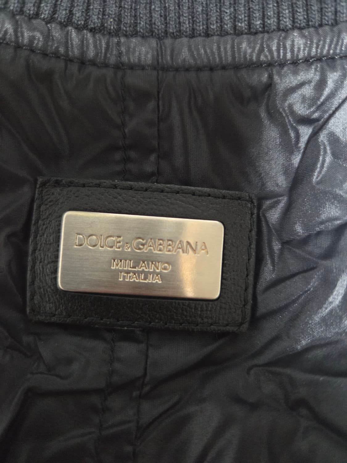 돌체앤가바나 아카이브 메탈 로고 보머 상품이미지5