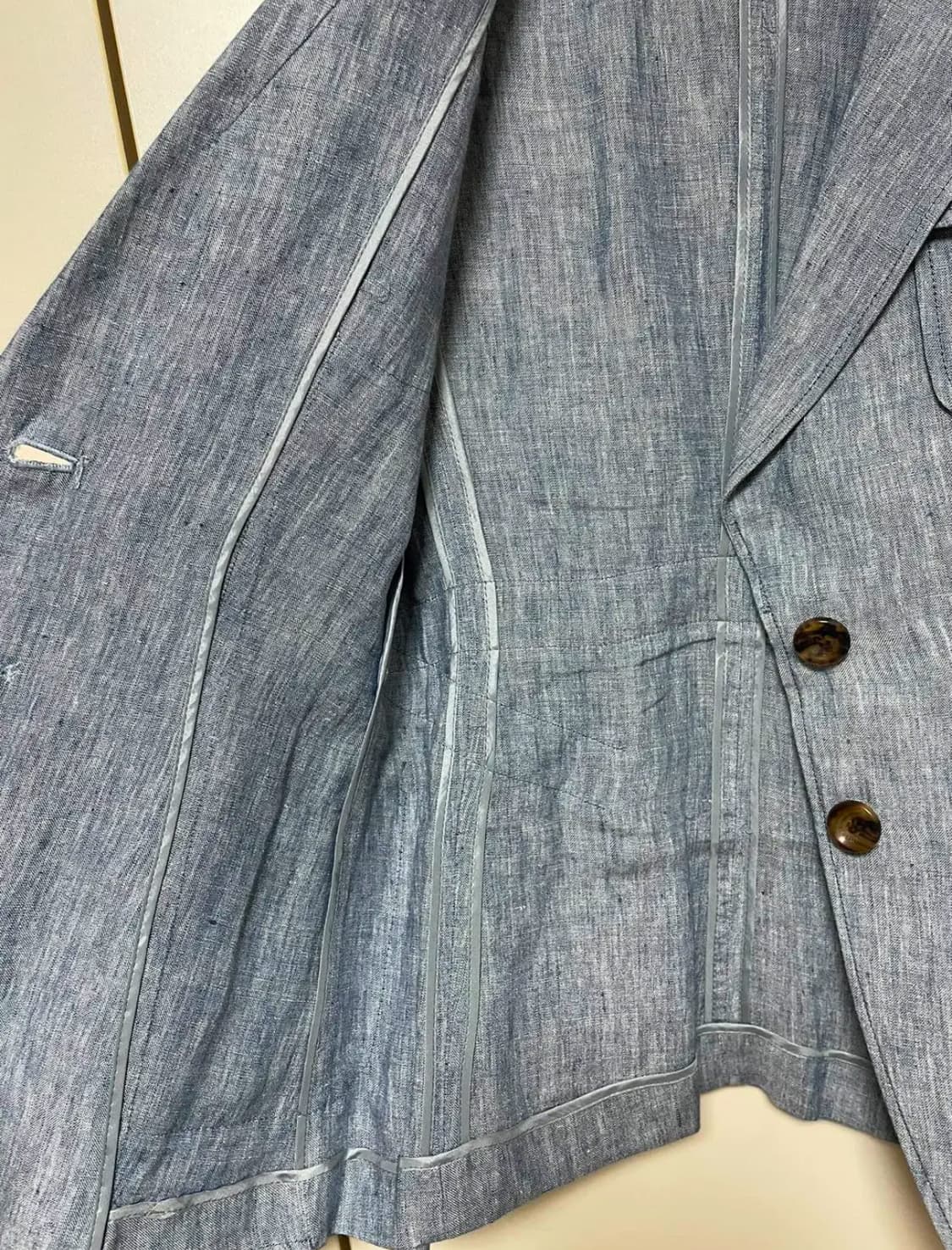 MISSHA 미샤여성 린넨 사파리 자켓 55 사이즈 상품이미지5