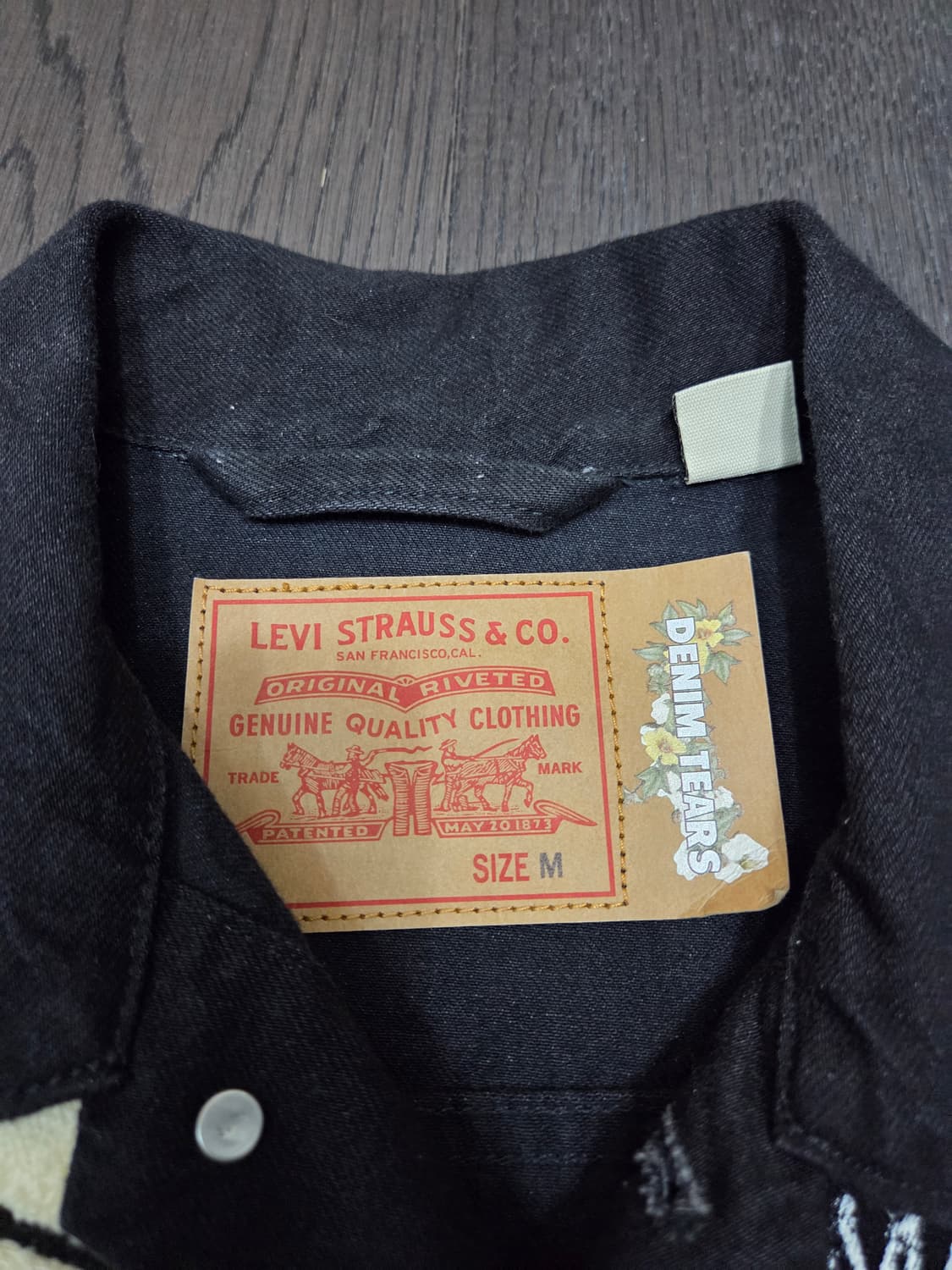 리바이스 스투시 데님티어스 콜라보 데님 자켓 M사이즈 상품이미지4