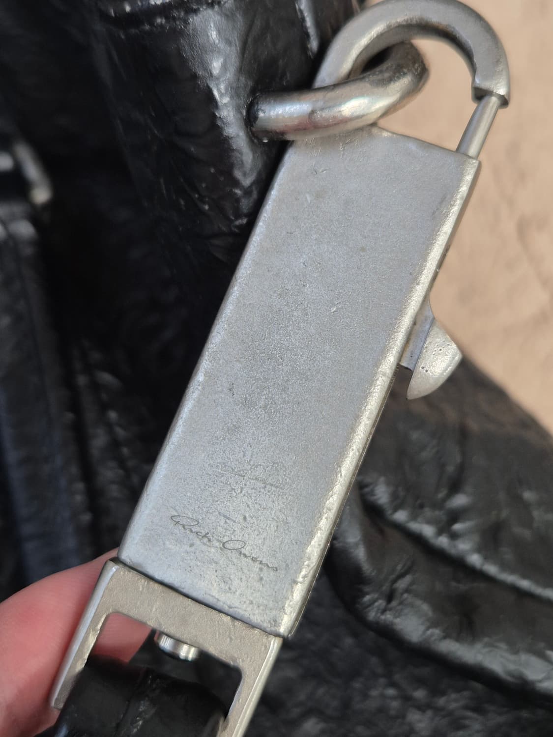 (OS)릭오웬스 SS17 Walrus 아카이브 레더 토트백 크로스백 상품이미지8