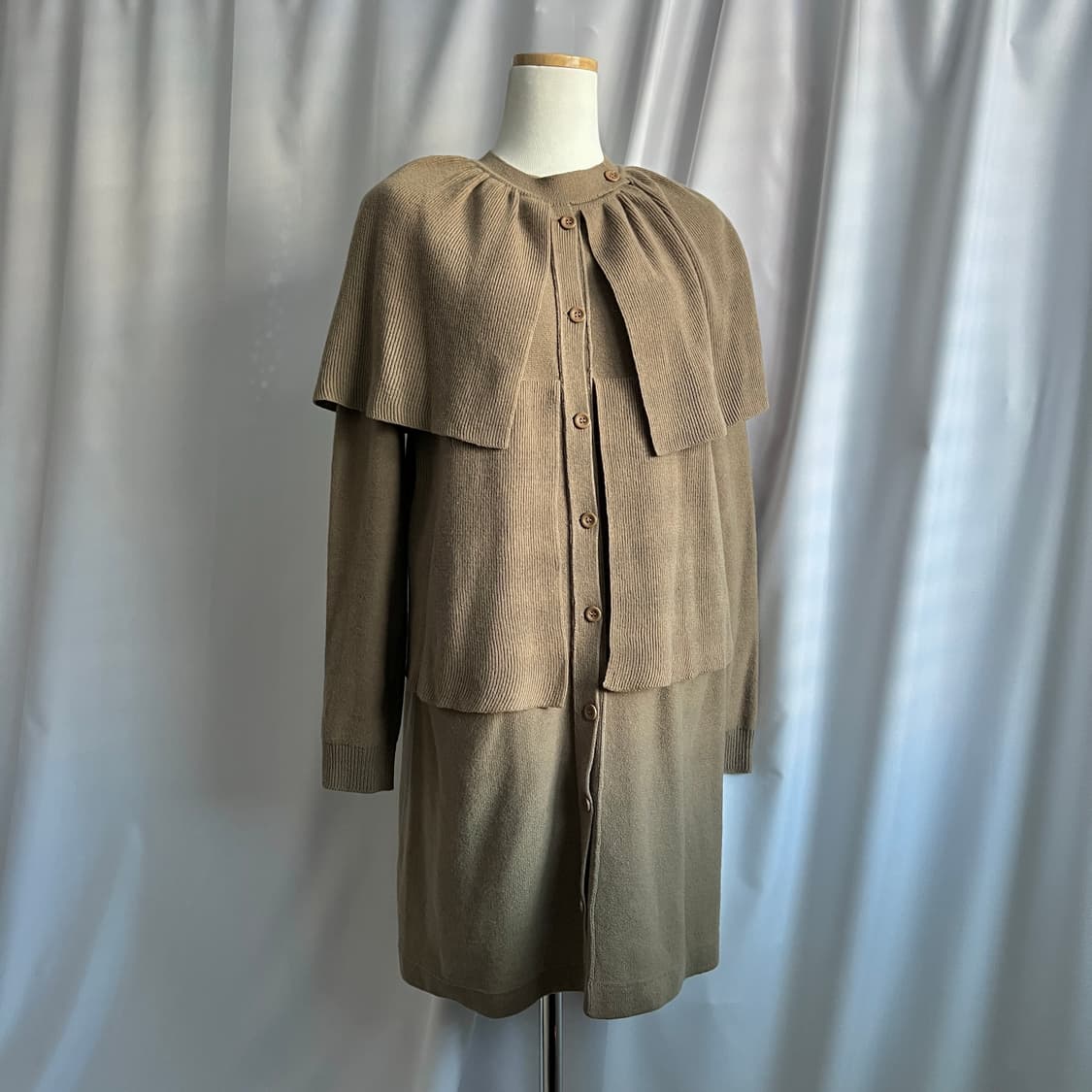 SONIA RYKIEL cape knit one-piece 상품이미지1