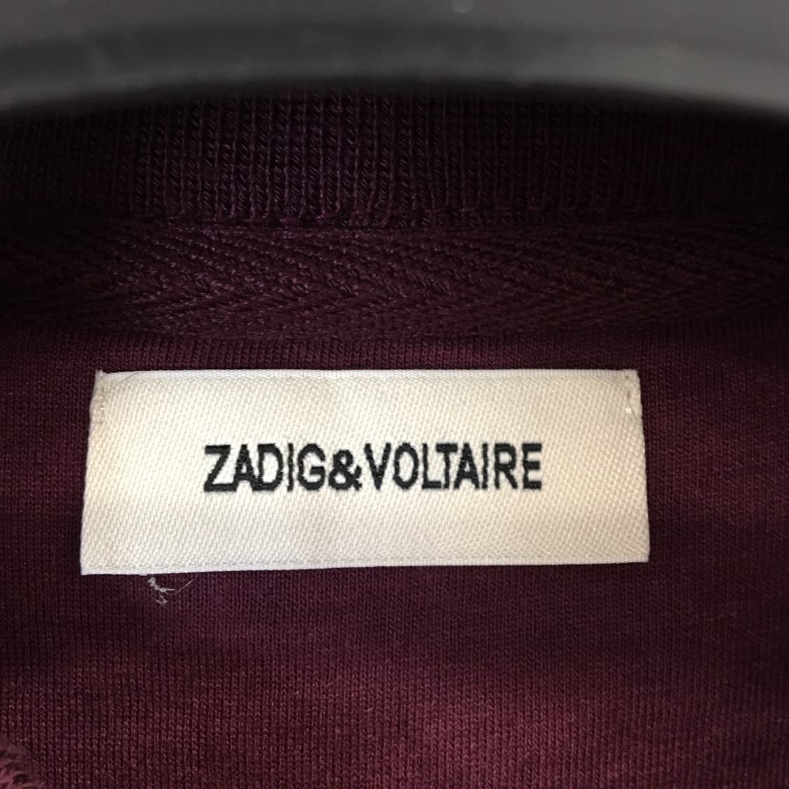 쟈딕앤볼테드 콤피 버건디 후드집업 XS  상품이미지5