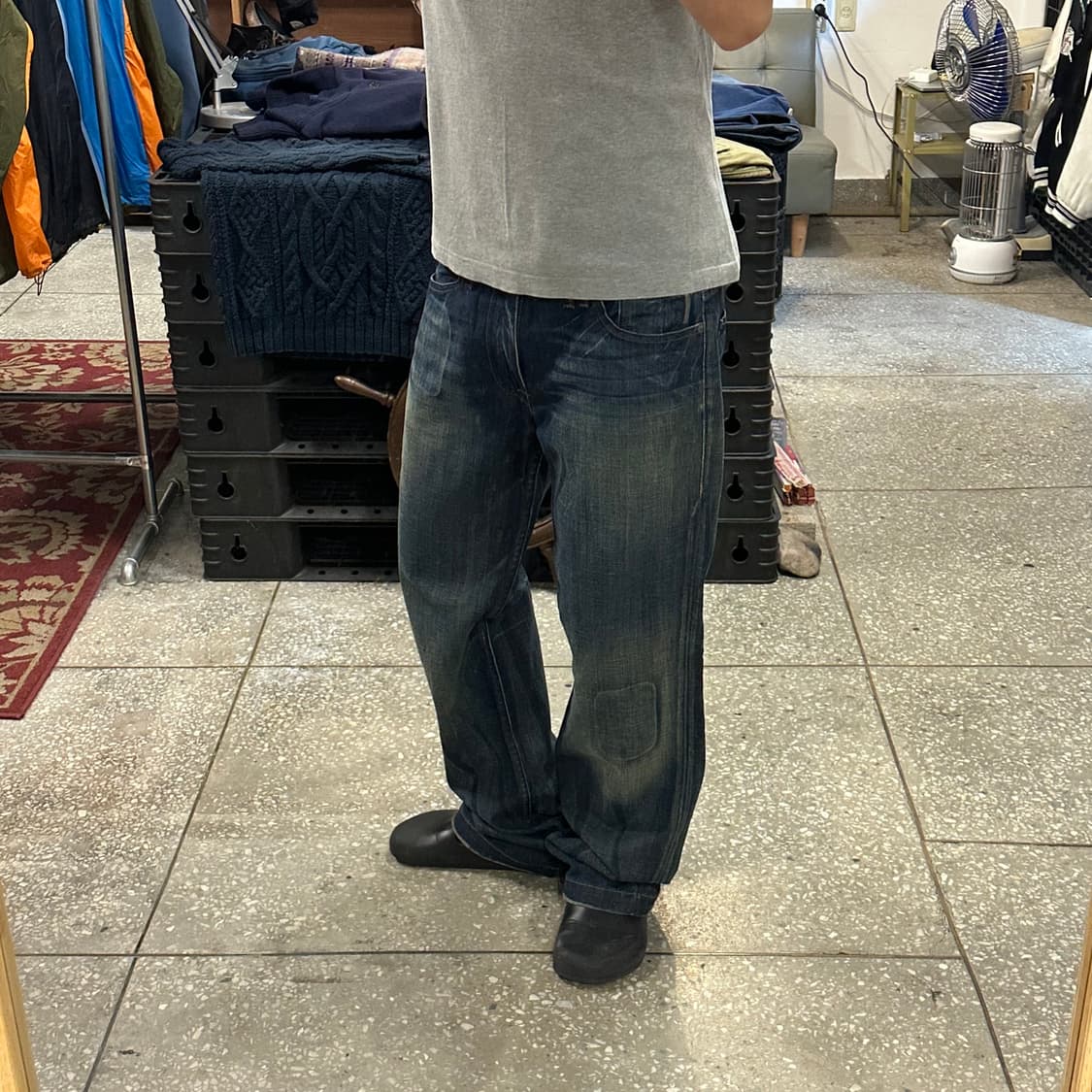 아르마니 익스체인지 워싱 데님팬츠 상품이미지2