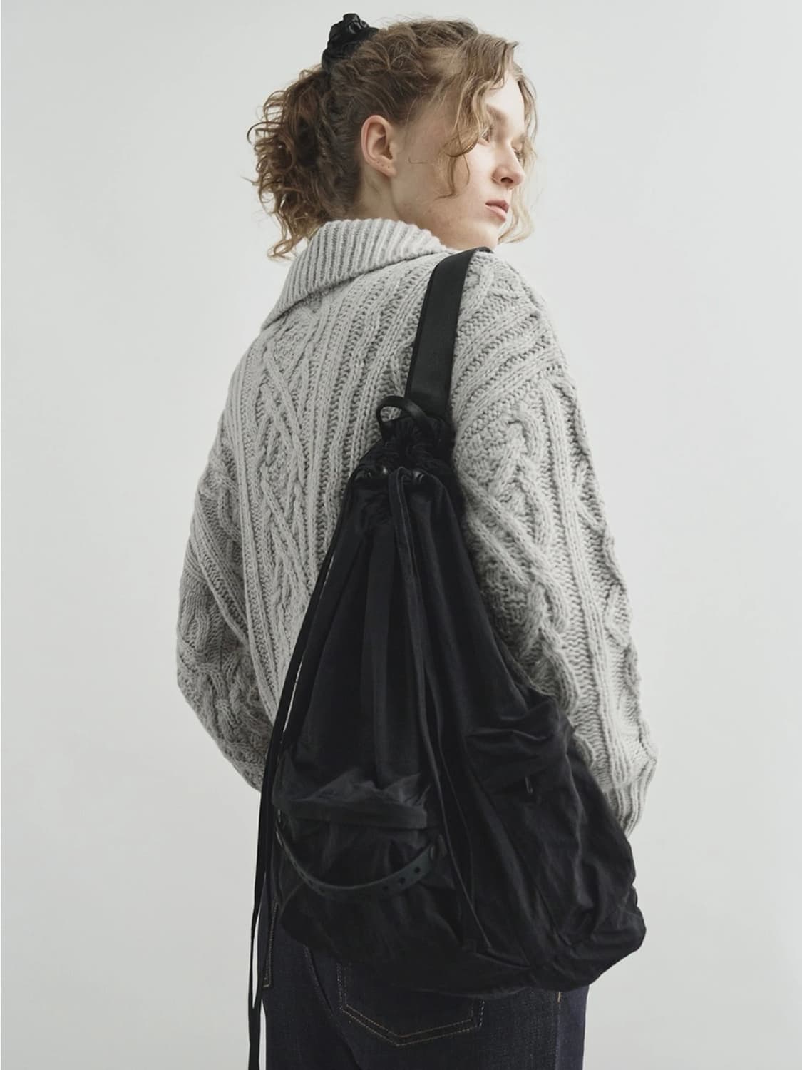 몽돌 카라 가디건 (라이트 그레이) 상품이미지5