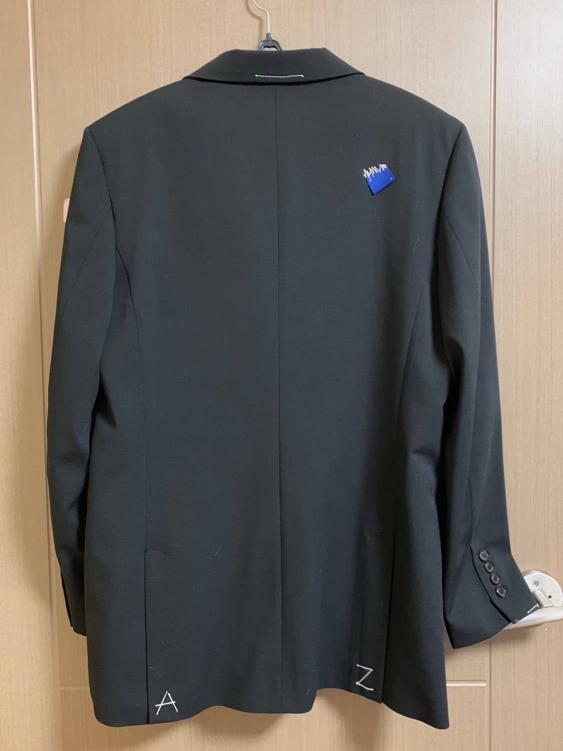 (급처) 아더에러 x 자라 오버사이즈 스티치 블레이저 블랙 팝니다 상품이미지3