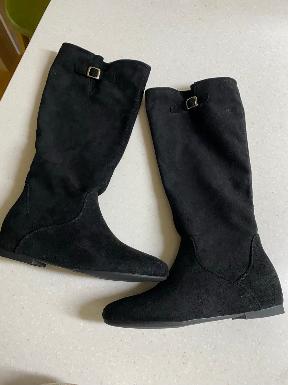 스웨이드 롱부츠 상품이미지1