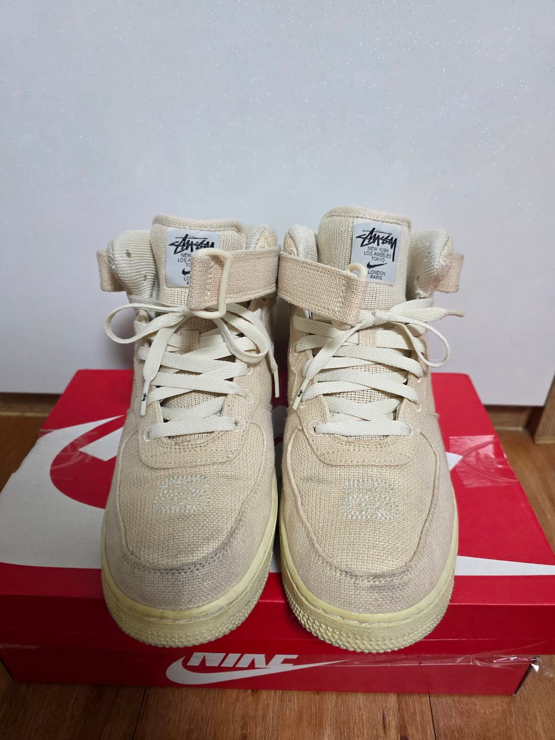 [260] 스투시 x 나이키 에어포스 1 미드 포실 상품이미지2