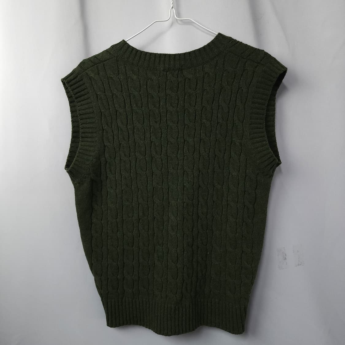 66[100] 꽈배기 조끼 니트  상품이미지4