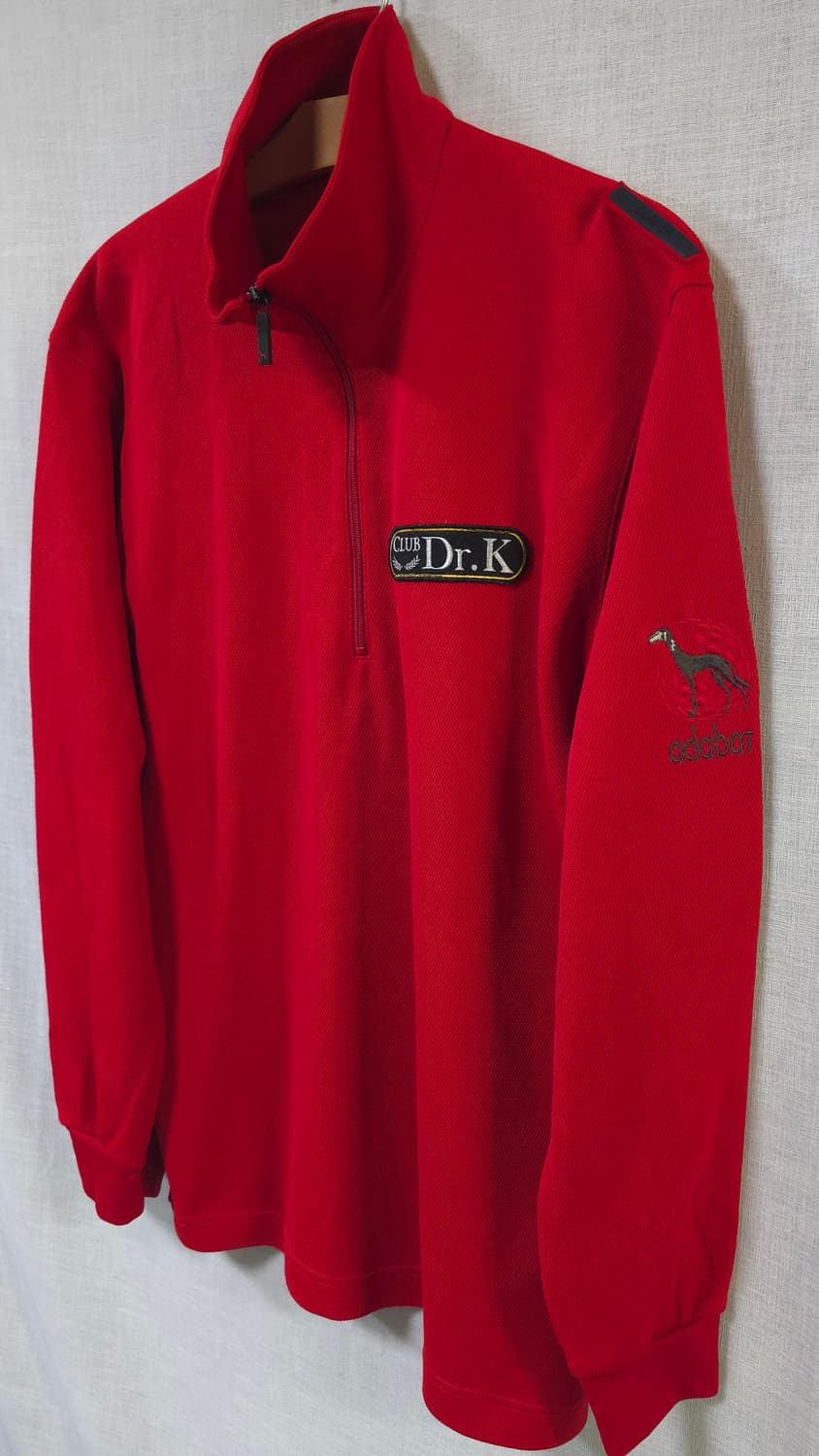 아다바트 일본수입 정품 골프 반집업 긴팔 티셔츠 95 100 NASA 개 상품이미지2