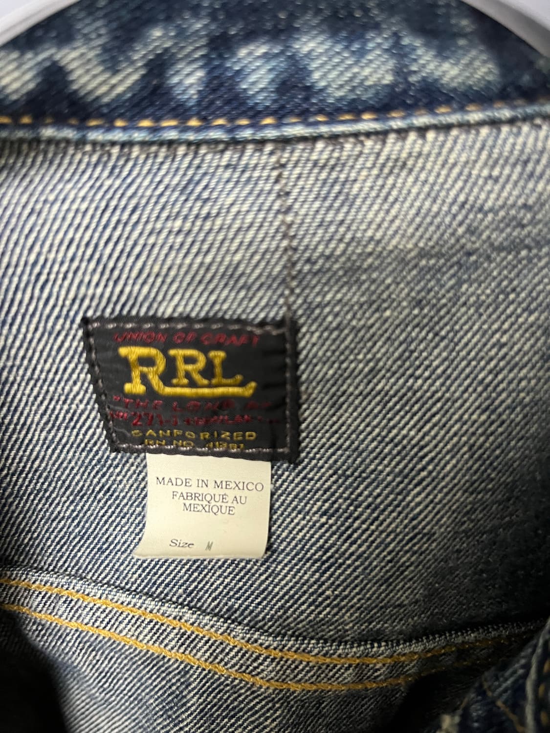 RRL lot271 데님자켓 상품이미지3