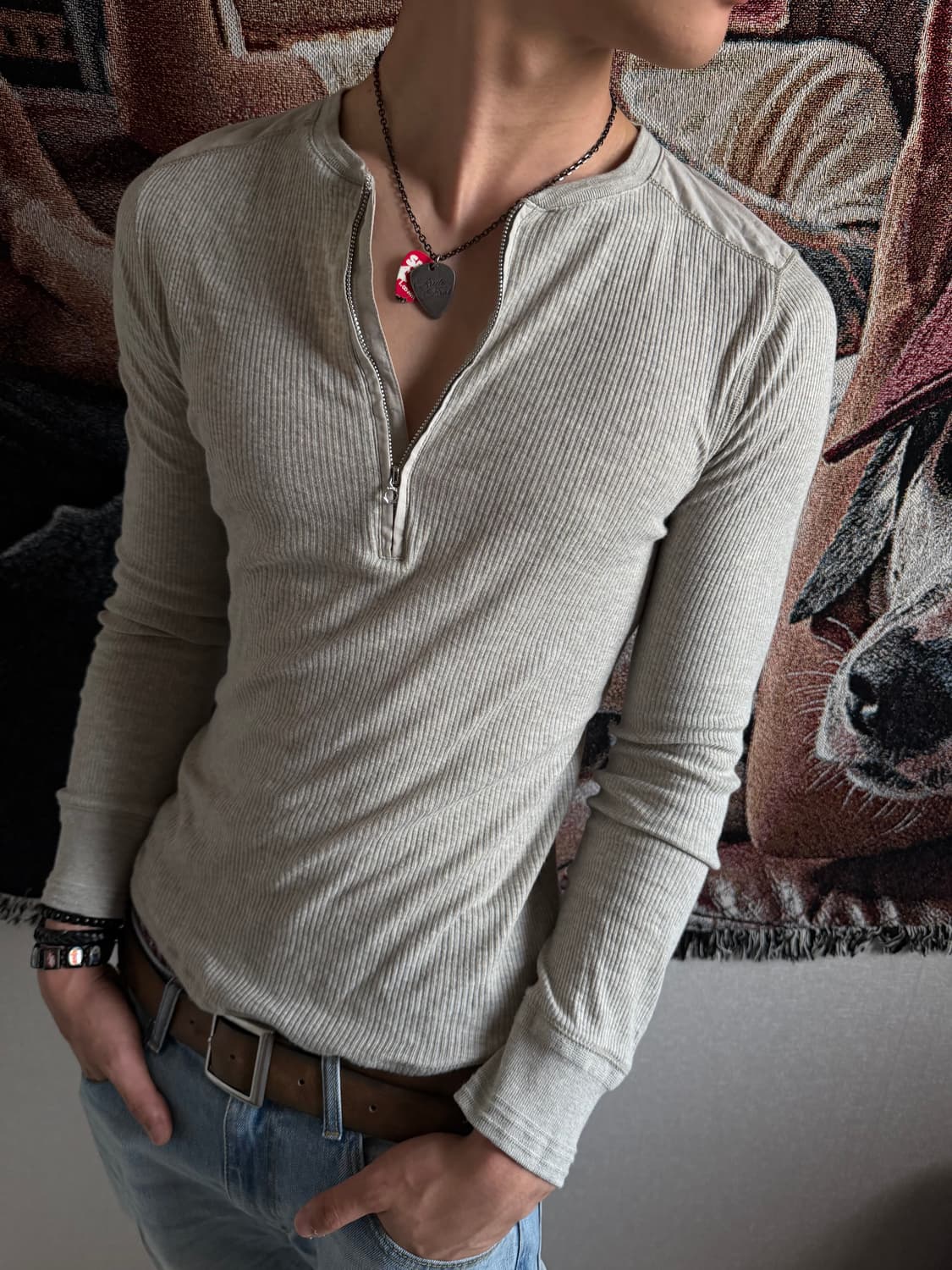 Ralph Lauren half zip sleeve 상품이미지2