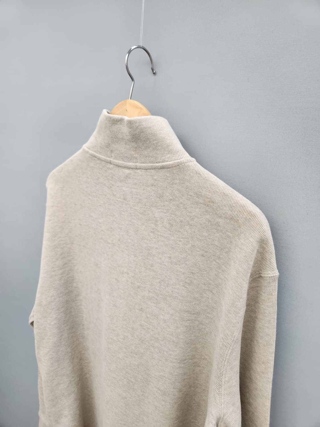 Polo 폴로 랄프로렌 베이지 반집업 니트 상품이미지7