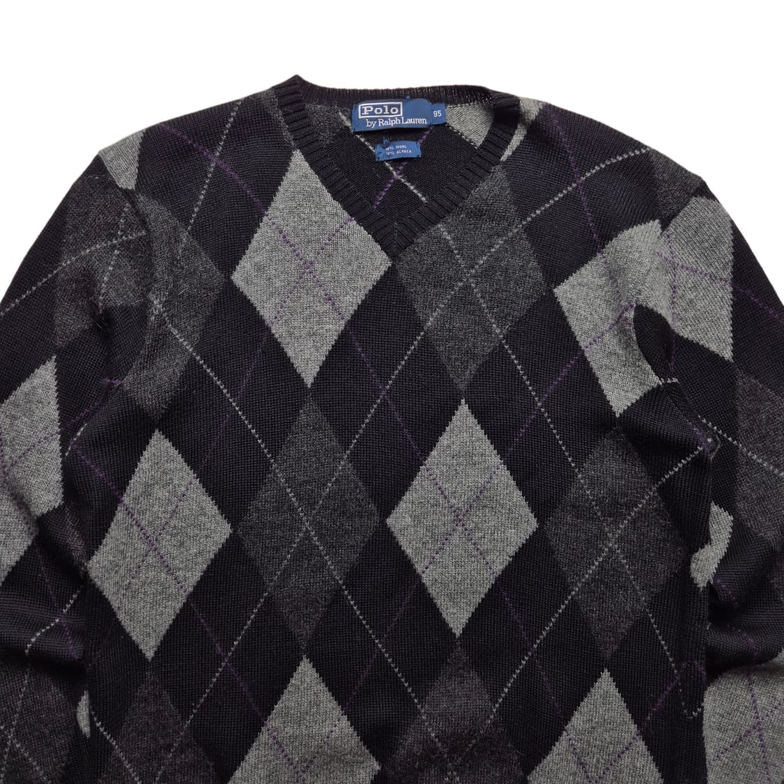 [95] 폴로 랄프로렌 울 알파카 아가일니트 상품이미지2