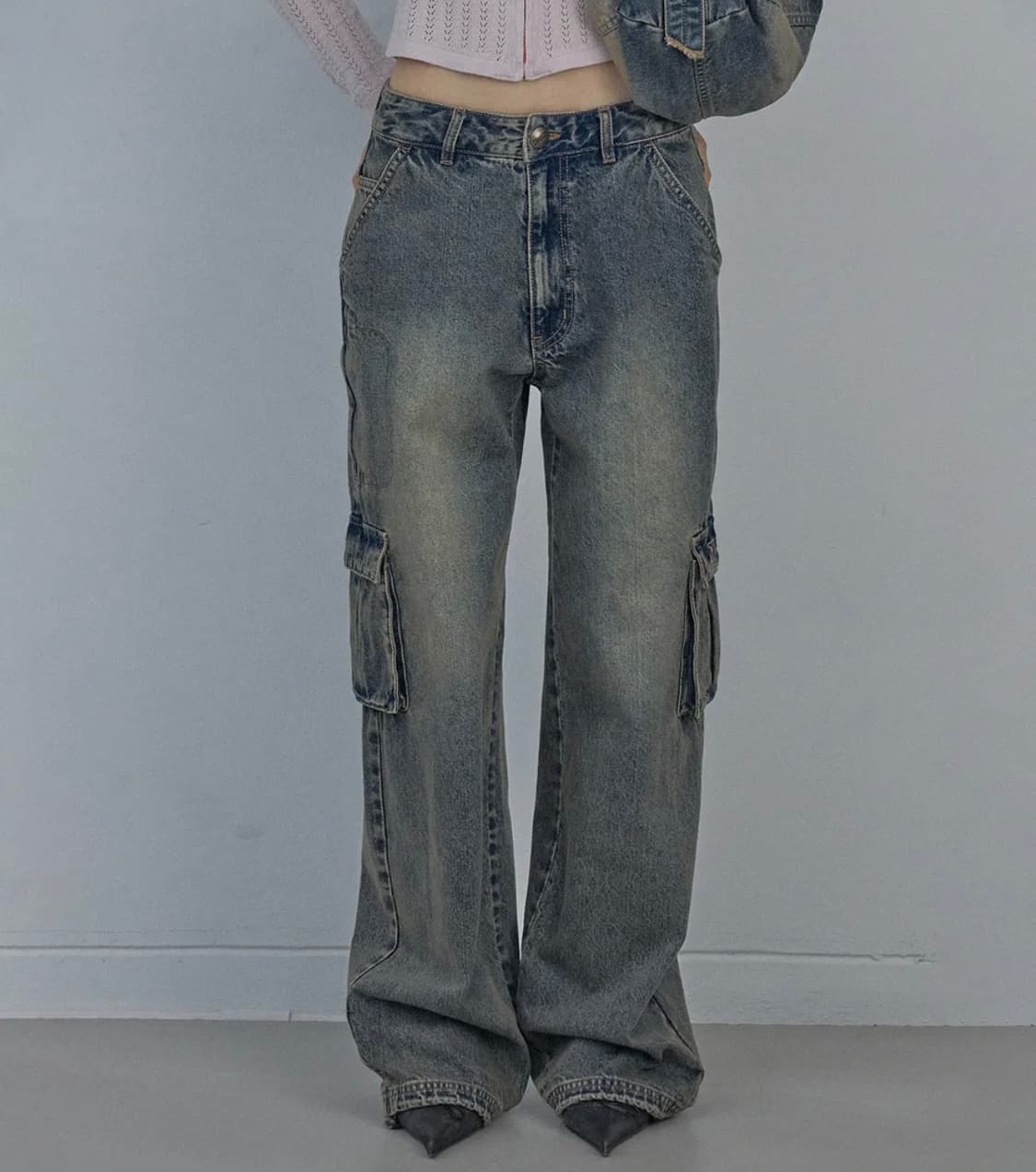 스컬프터 애시드 카고 조거팬츠 L 상품이미지1