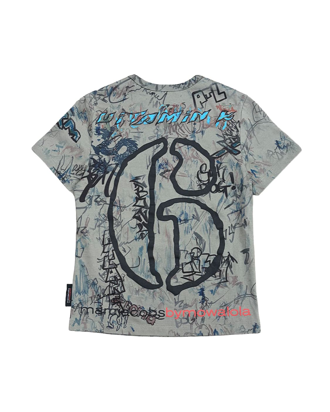 헤븐 모와로라 그래피티 로고 티 상품이미지2