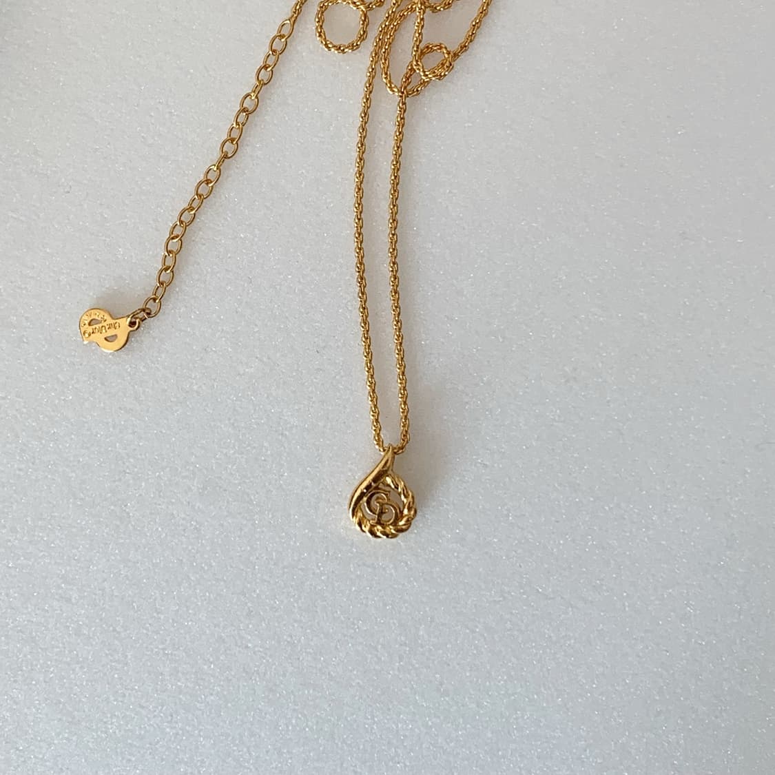 정품 빈티지 디올 로고 목걸이 상품이미지3