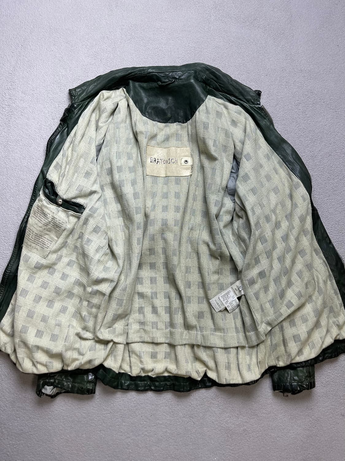 [52] BRATOVICH (Giorgio Brato) 라이더자켓 상품이미지10