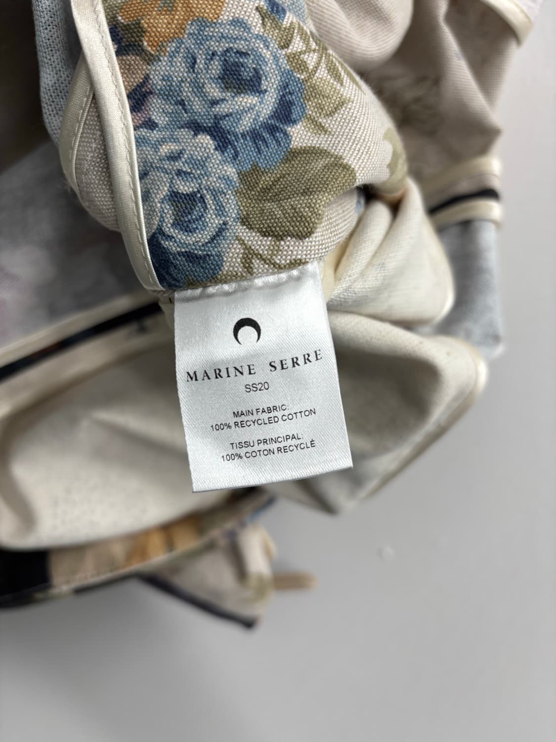 마린세르 리제너레이티드 패치워크 슬리브리스 원피스 상품이미지5