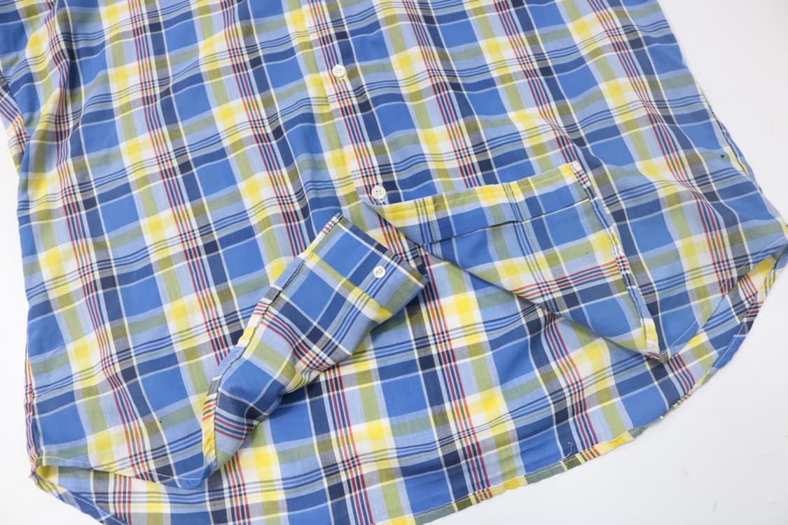 올드 스투시 90s 마드라스 체크 반팔 셔츠 상품이미지6