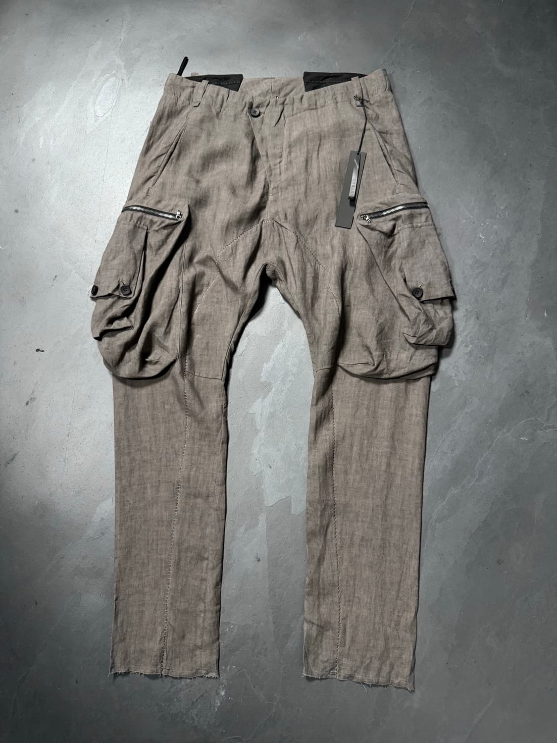 Masnada Linen Cargo Pants   상품이미지3