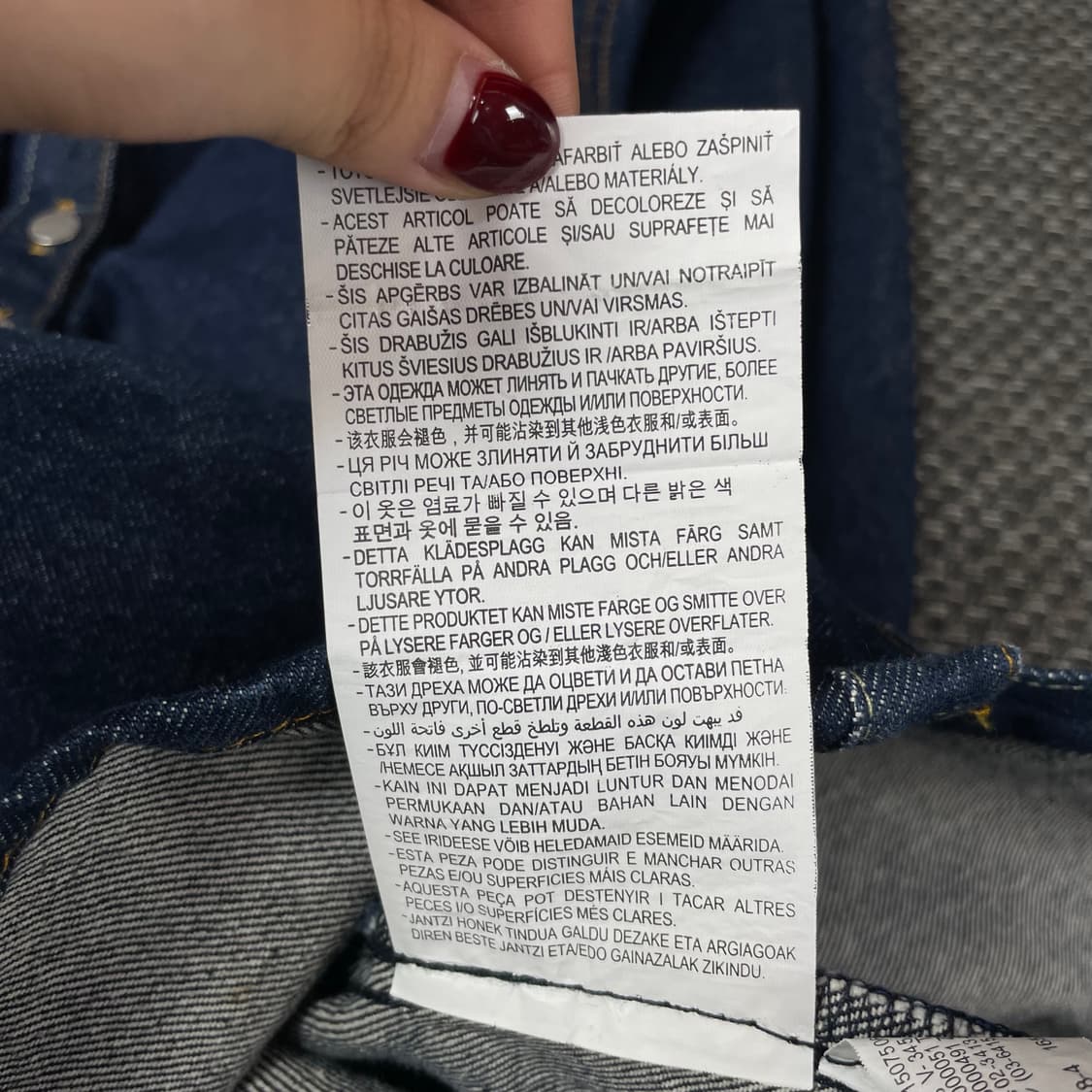 자라 진청 핀턱 데님 원피스 S 상품이미지5