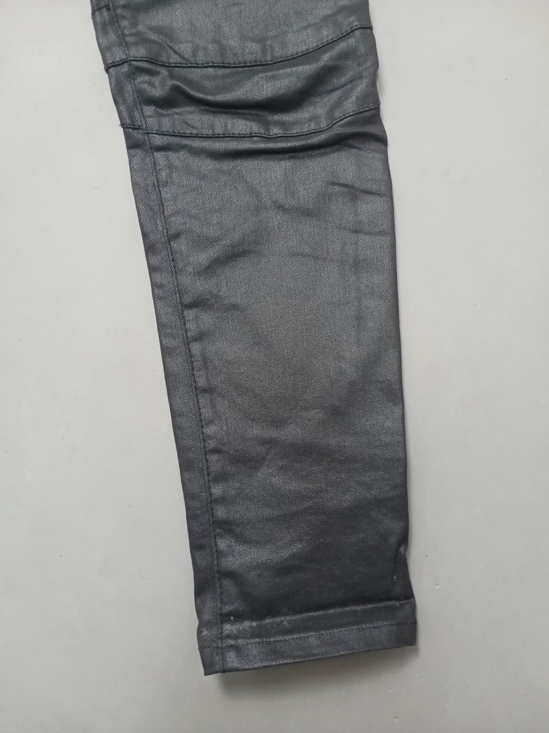 [30] 발망 블랙코팅 바이커진 청바지 상품이미지5