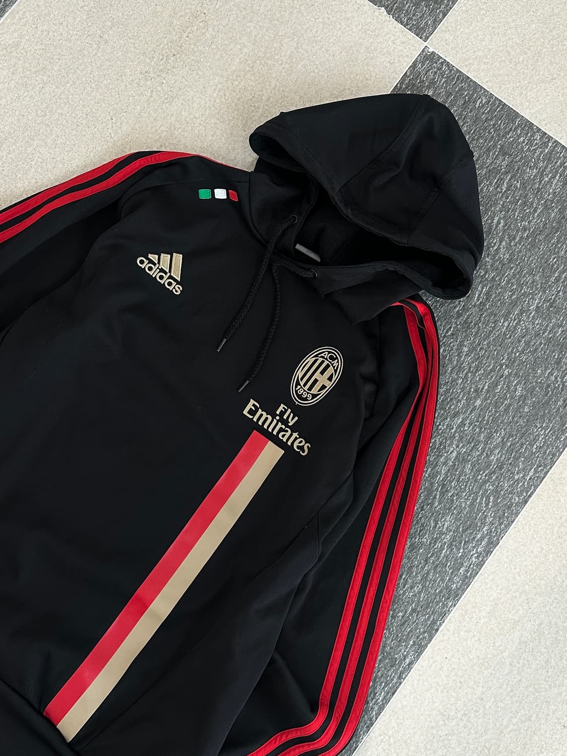 아디다스 AC밀란 후드 드릴탑  상품이미지6