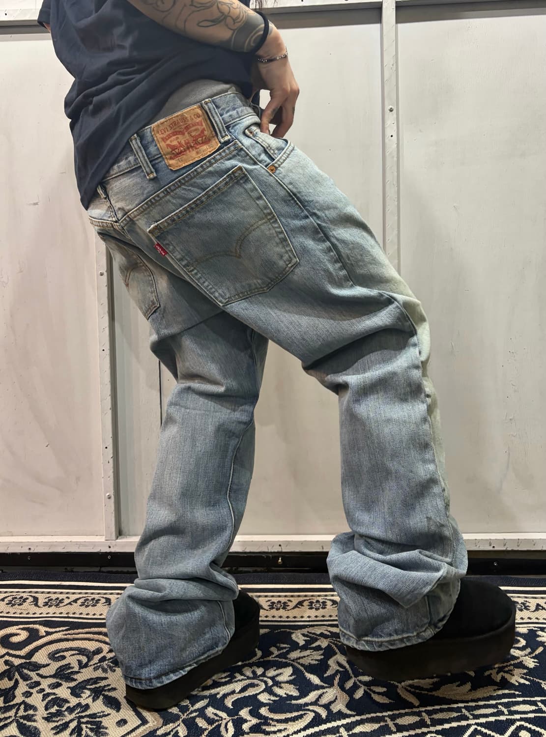 90s LEVIS 517 denim boots cut jeans 상품이미지2