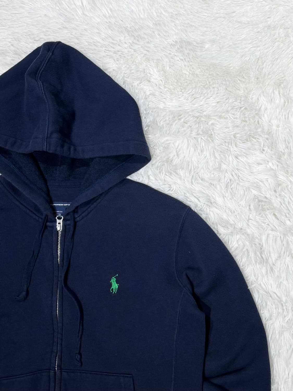 폴로랄프로렌 네이비 그린포니 후드집업 상품이미지6