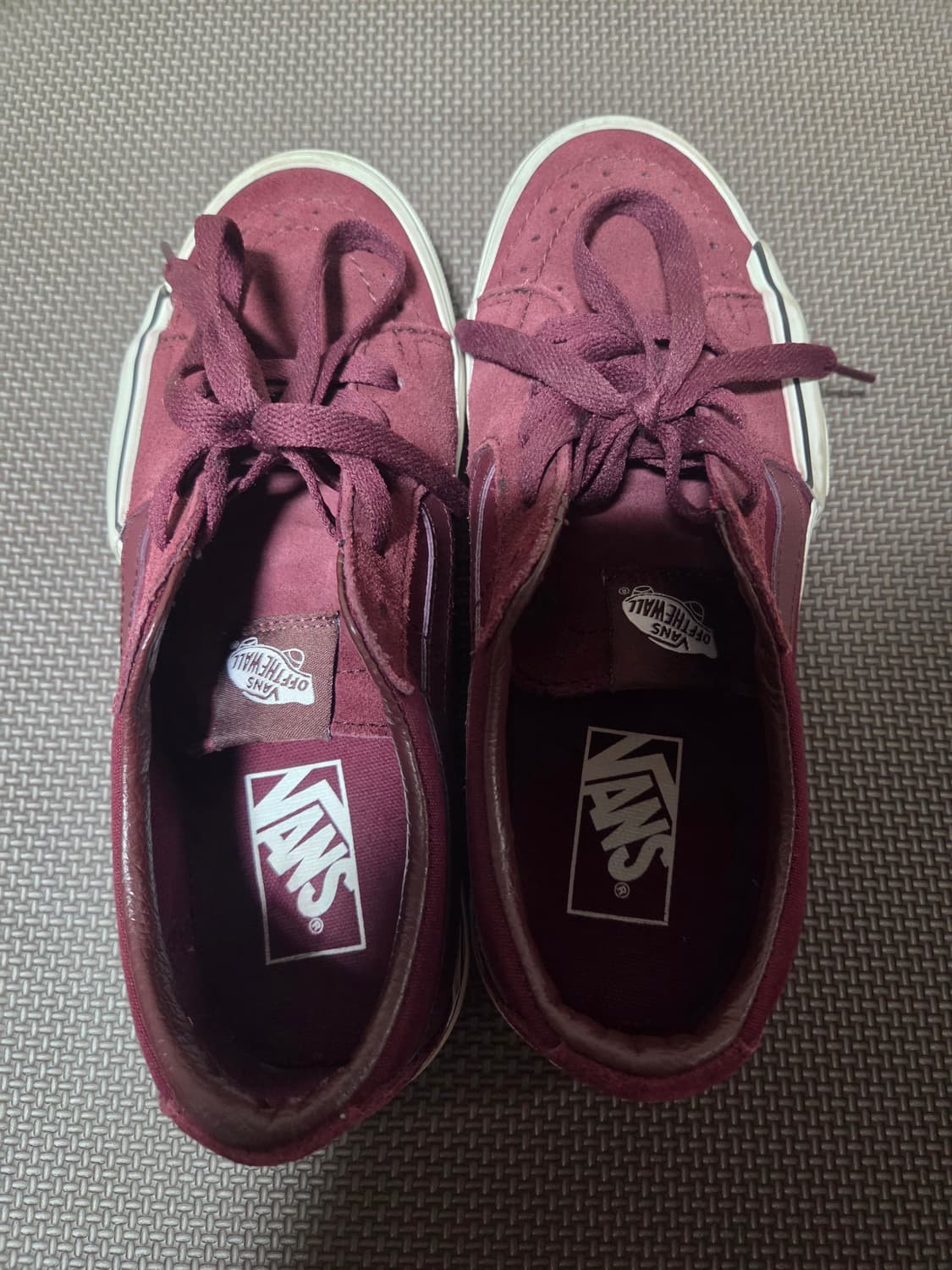 반스 스케이트 로우 어레인지 버건디 스웨이드 240 상품이미지2