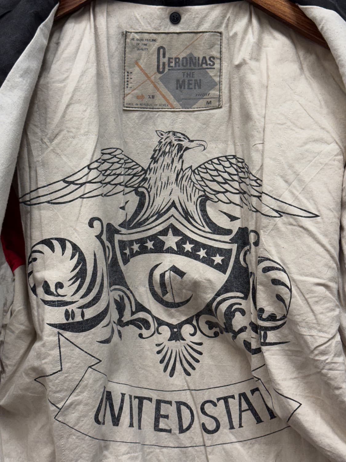 90s Ceronias The Men Faded Trucker Jacke 상품이미지6