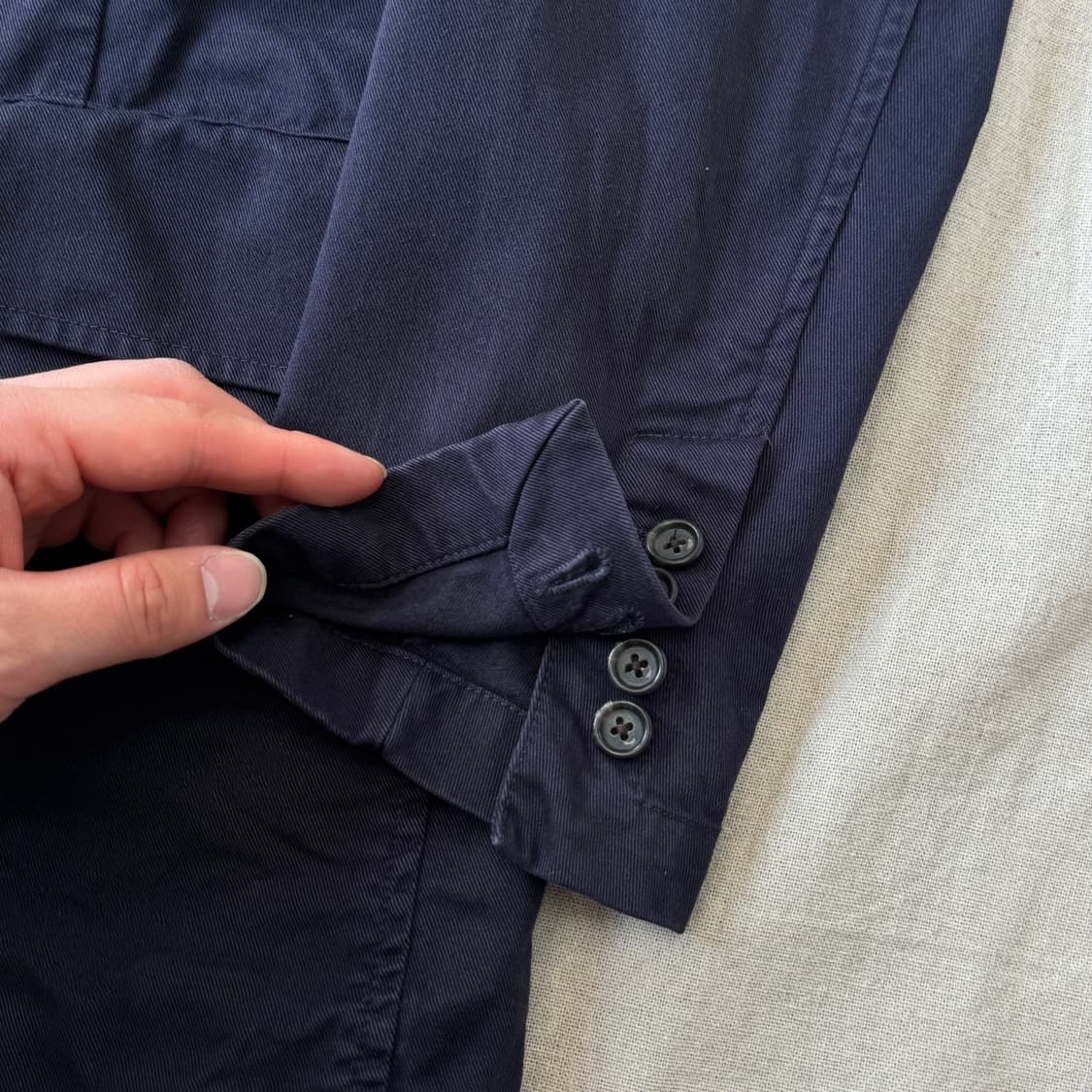 폴로랄프로렌 코튼 쓰리 리얼버튼 자켓 L 상품이미지3