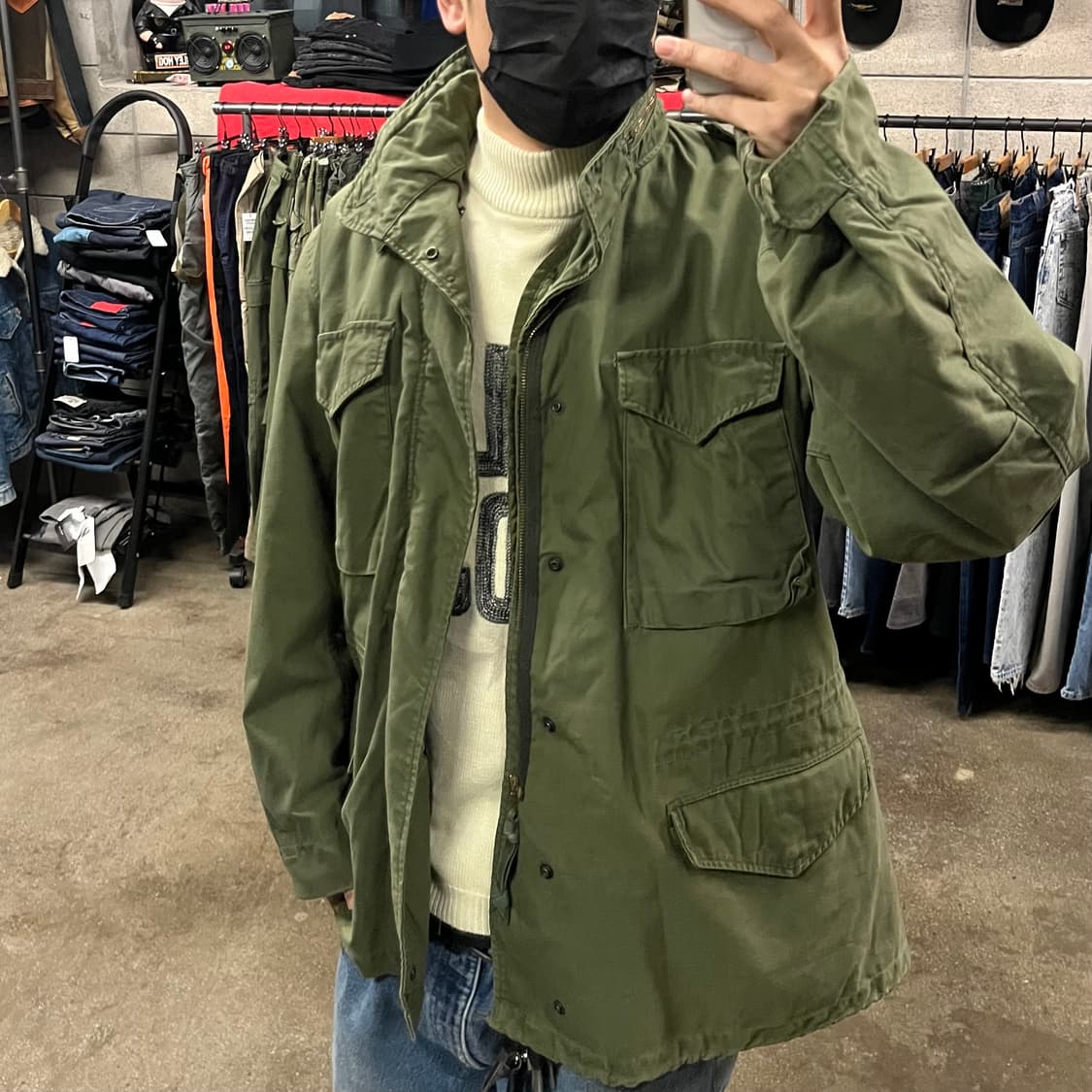 70s 오리지날 M-65 필드자켓 (L/R) 상품이미지7