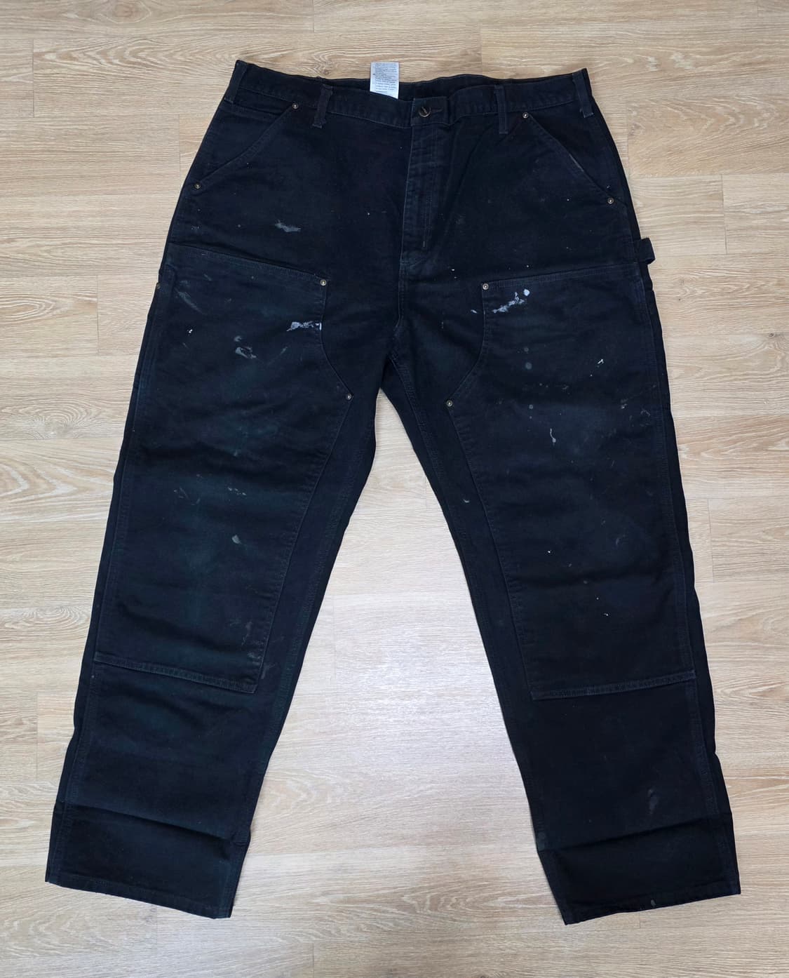 빈티지 칼하트 B136 블랙 더블니 팬츠 42x32 상품이미지1