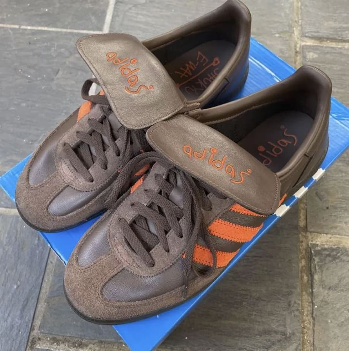 아디다스 스페지알 핸드볼 브라운 컬리지에이트 오렌지 230 상품이미지2