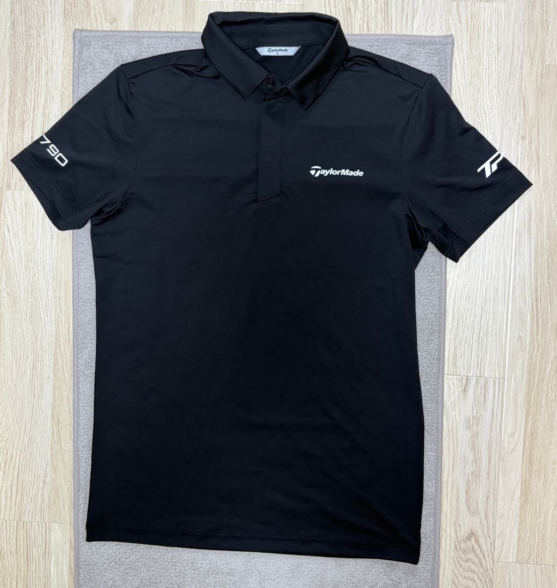 [S급] ⛳️🏌️‍♀️TaylorMade 골프 폴로 티셔츠 블랙 S 상품이미지2
